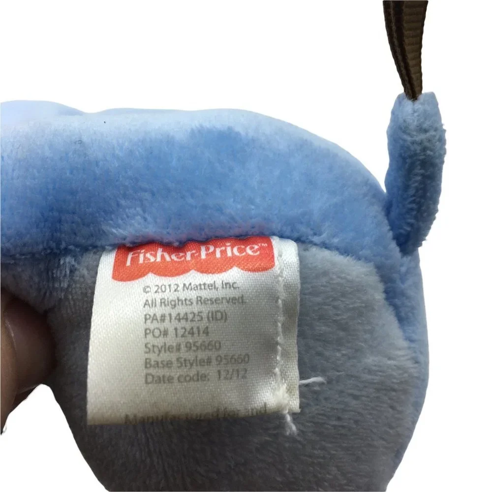Fisher-Price Elephant Plush Stuffed Animal Baby Toy 6